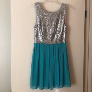 Short sequined dress